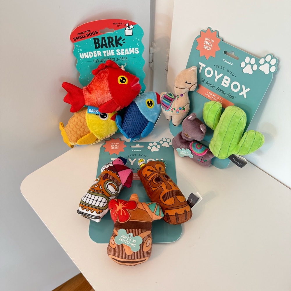 NWT Dog toy bundle for small dogs